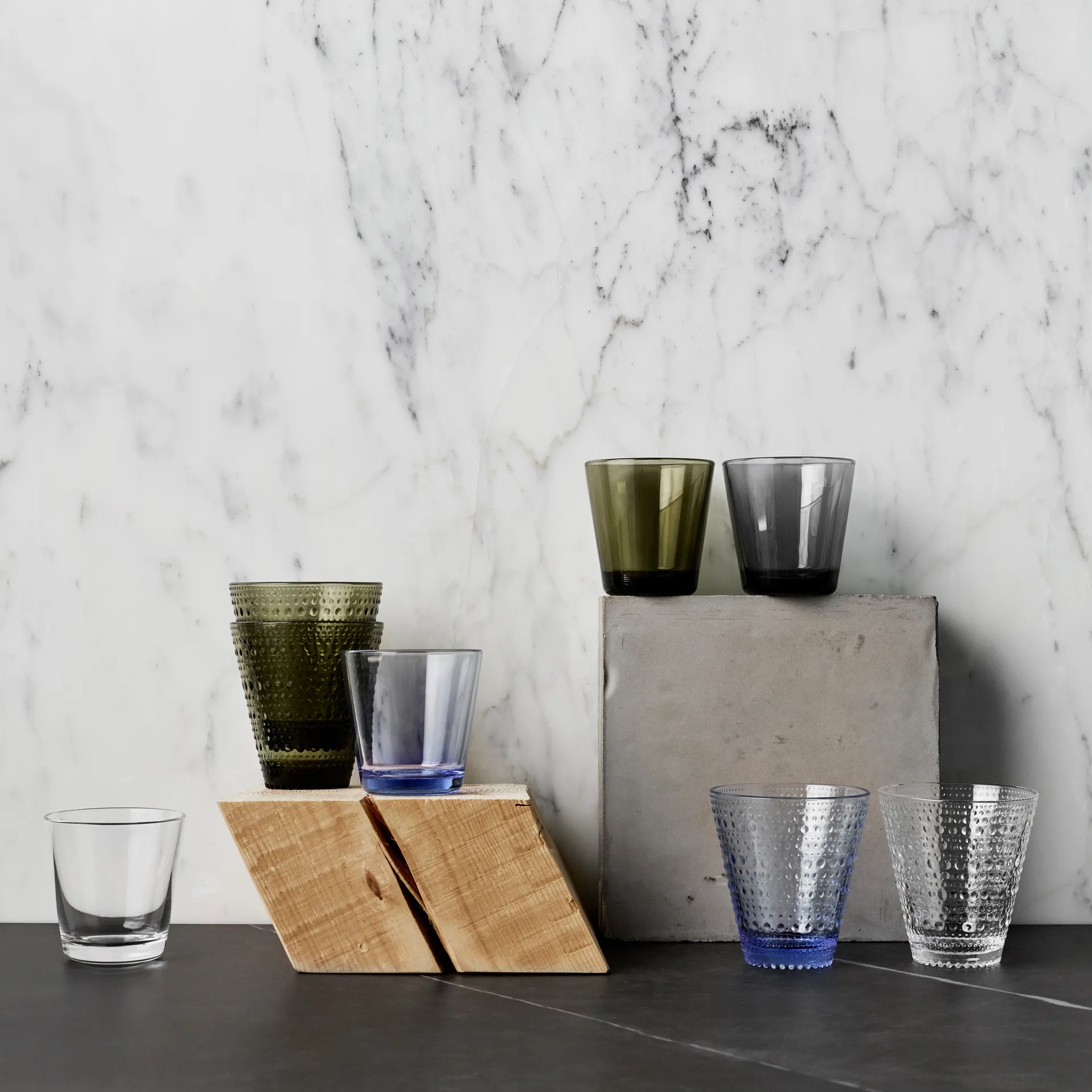 Bicchiere tumbler Kartio 21 cl confezione da 2, grigio scuro Iittala