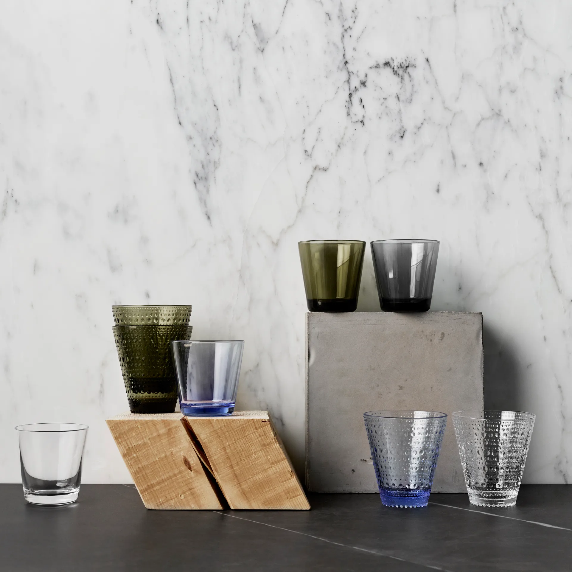Bicchiere tumbler Kartio 21 cl confezione da 2, verde muschio Iittala