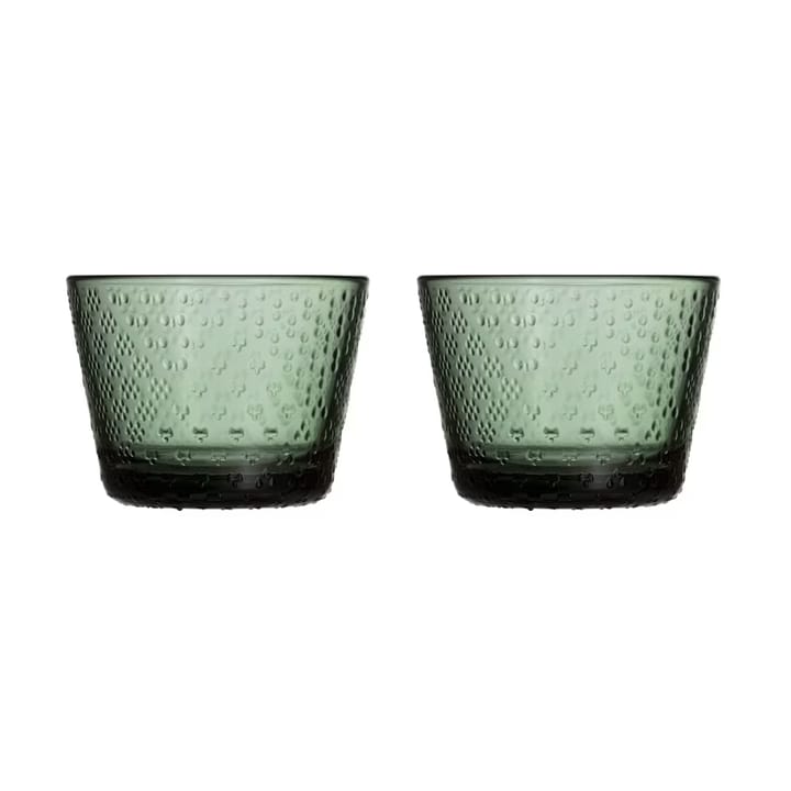 Bicchiere Tundra 16 cl, confezione da 2 - Verde pino - Iittala