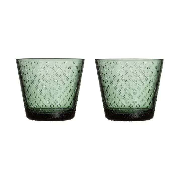 Bicchiere Tundra 29 cl, confezione da 2 - Verde pino - Iittala