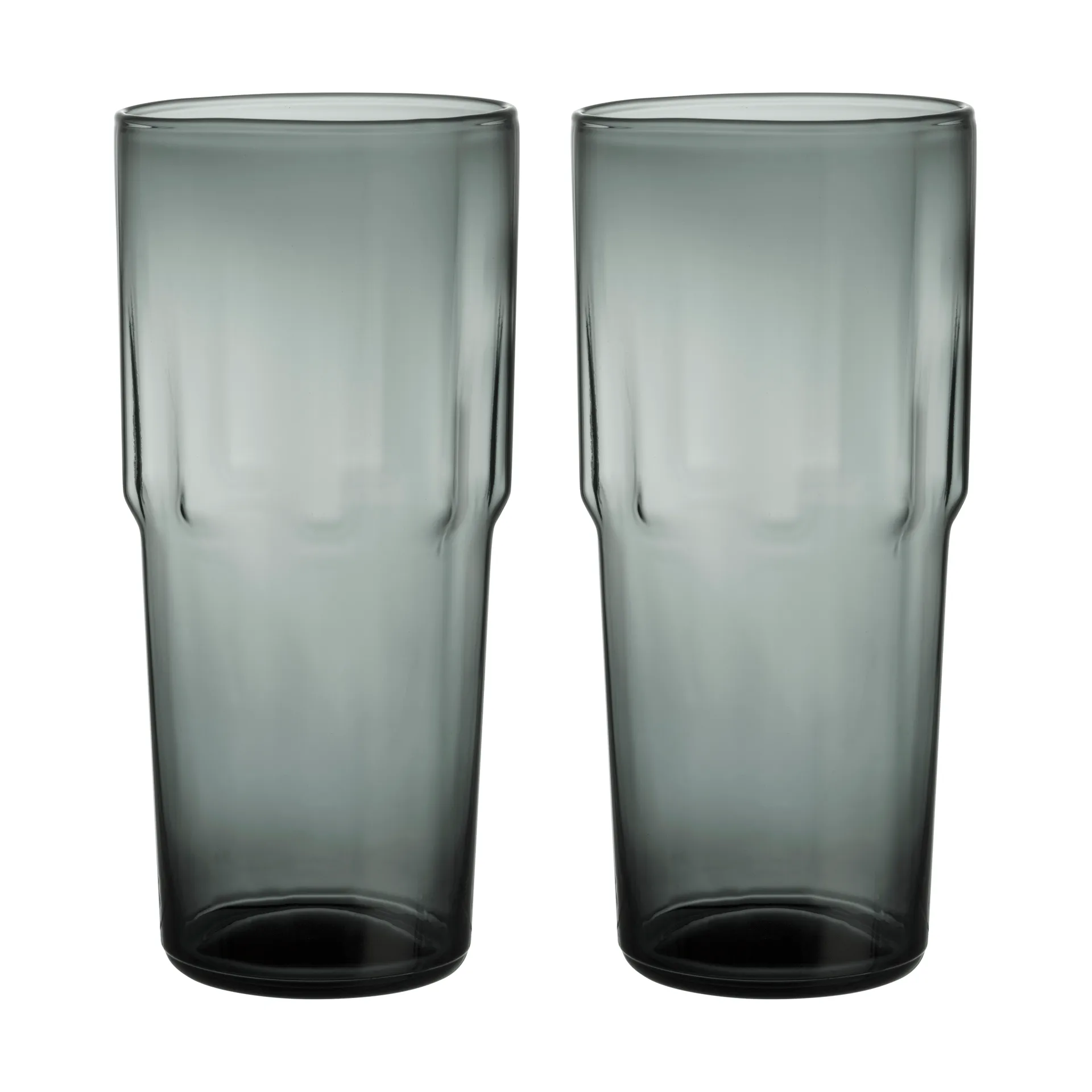 Bicchieri da bibita Solare alti 39 cl confezione da 2, Grigio acciaio Iittala