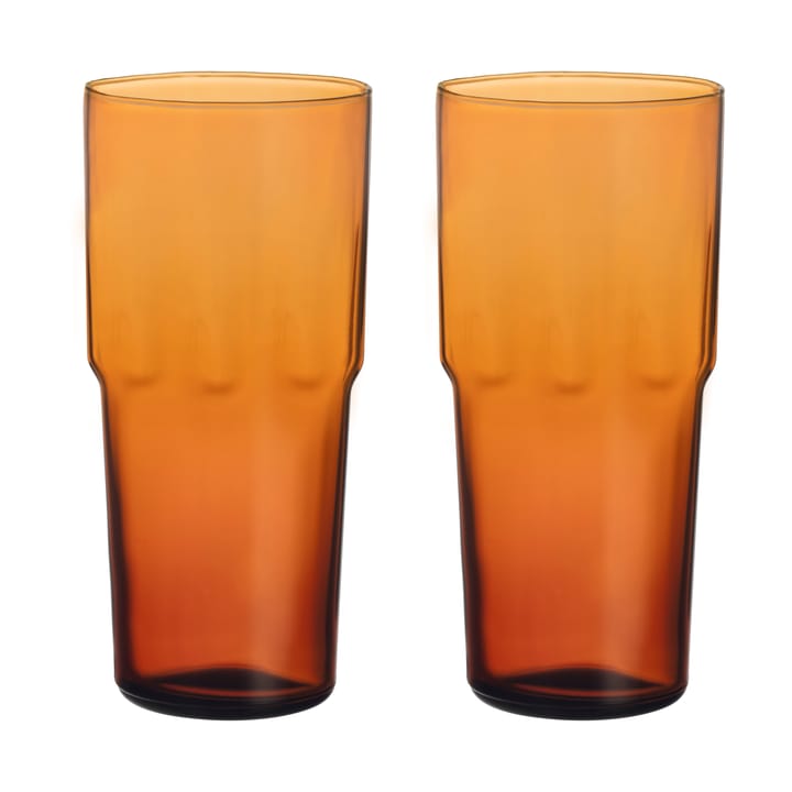 Bicchieri da bibita Solare alti 39 cl confezione da 2 - Rame - Iittala