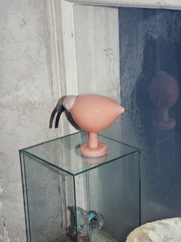 Birds by Toikka    - Ibis rosa salmone - Iittala