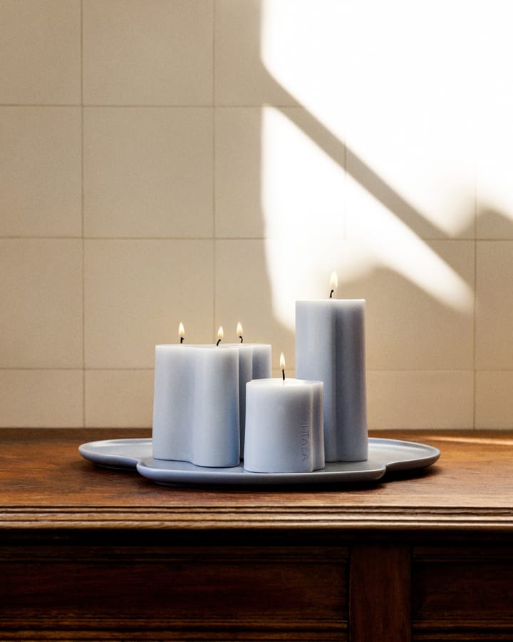 Candela blocco Aalto , Acqua, 11 cm Iittala