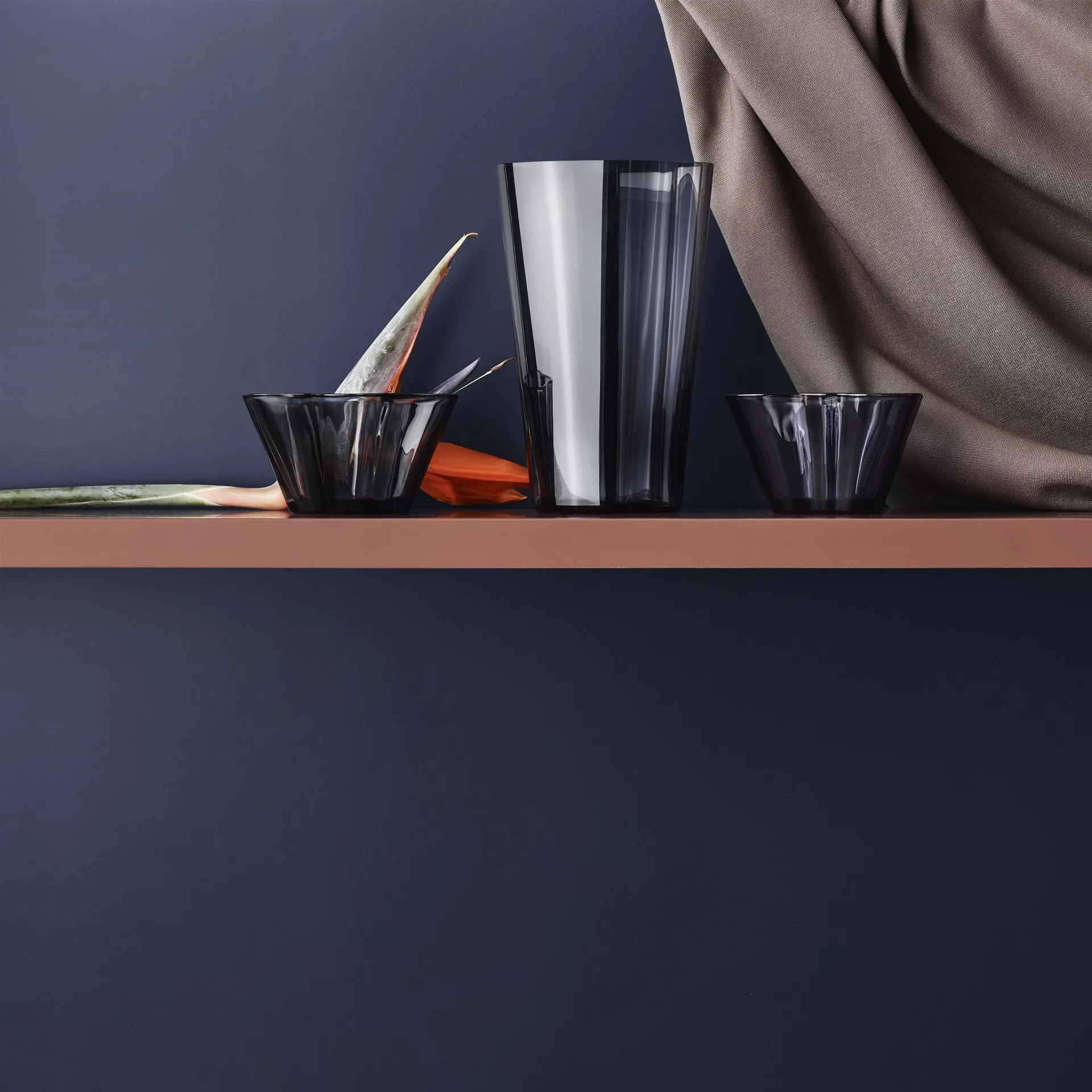 Ciotola Alvar Aalto 75x75 mm, grigio Iittala