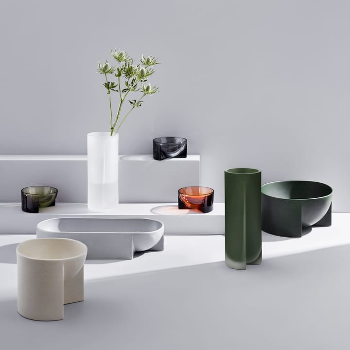 Ciotola in vetro Kuru 6x13 cm - grigio - Iittala