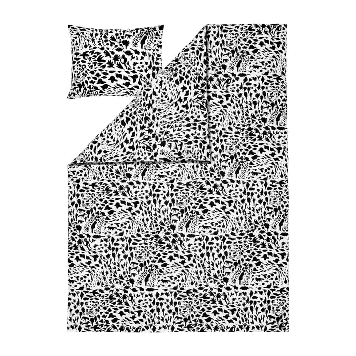 Completo letto Oiva Toikka Cheetah 150x210 cm - Nero-bianco - Iittala