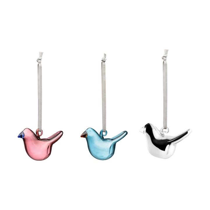 Confezione da 3 uccelli in vetro Iittala - 2025 mix - Iittala