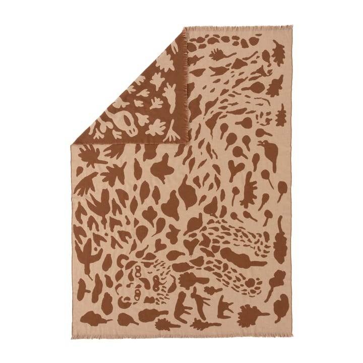 Coperta in lana Oiva Toikka Cheetah 130x180 cm - Marrone - Iittala