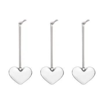 Cuore in vetro Iittala - Specchio, 5 cm, confezione da 3 - Iittala
