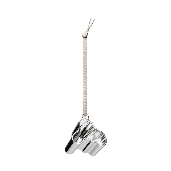 Decorazione appesa in metallo, Argento Iittala