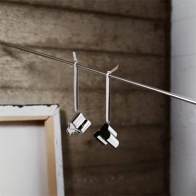 Decorazione appesa in metallo, Argento Iittala