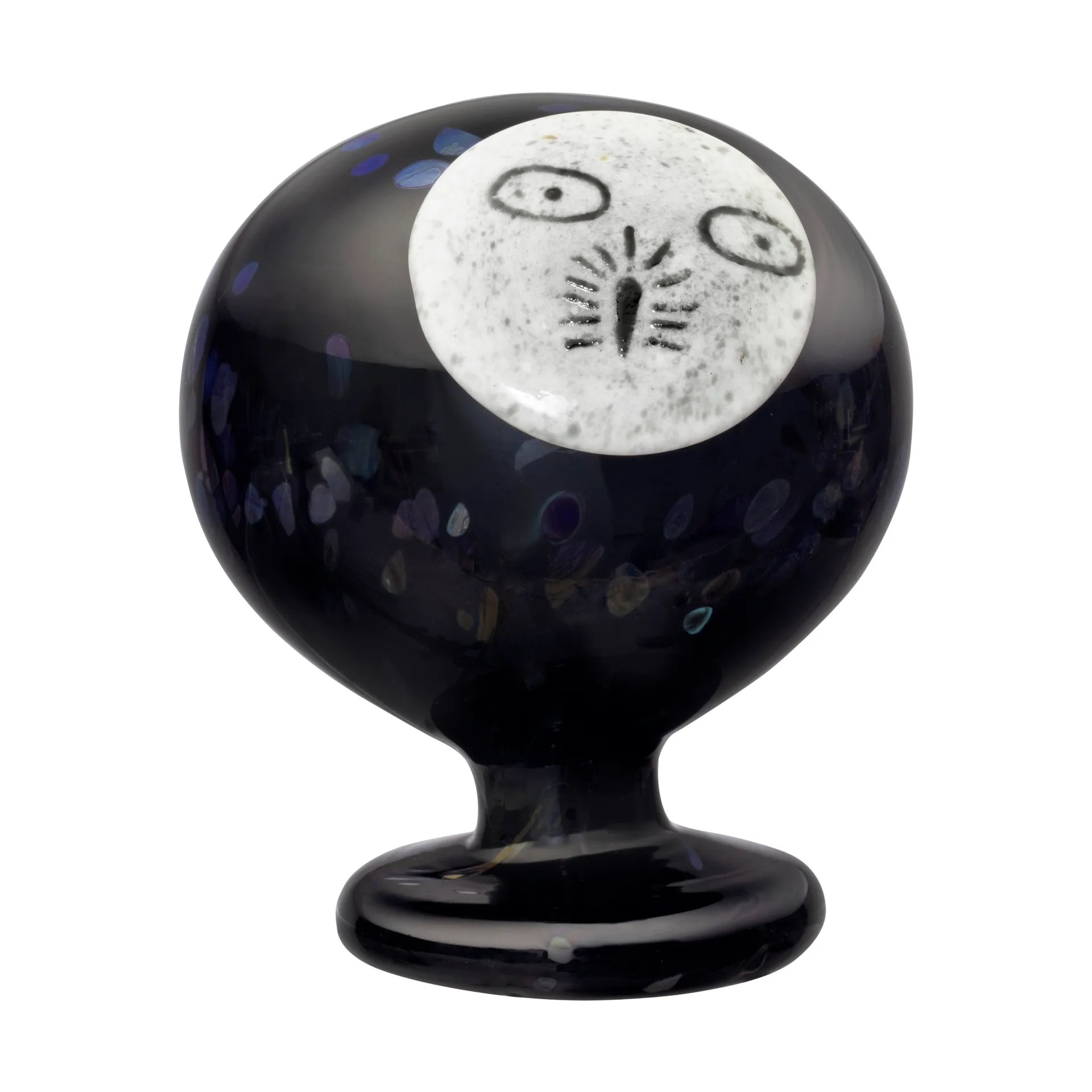 Gufo notturno 120x130 mm birds by toikka, Grigio scuro Iittala