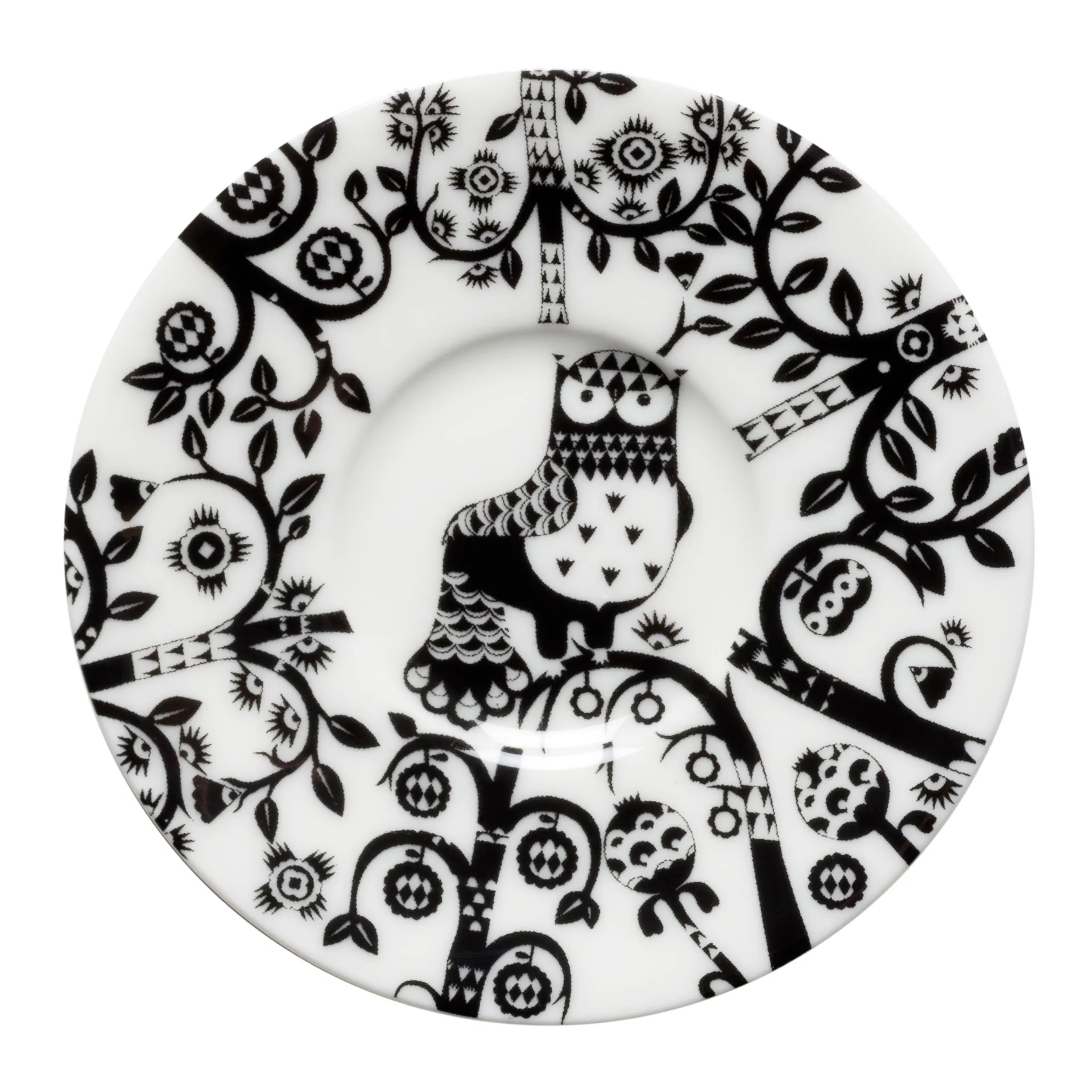 Piattino espresso Taika, nero Iittala