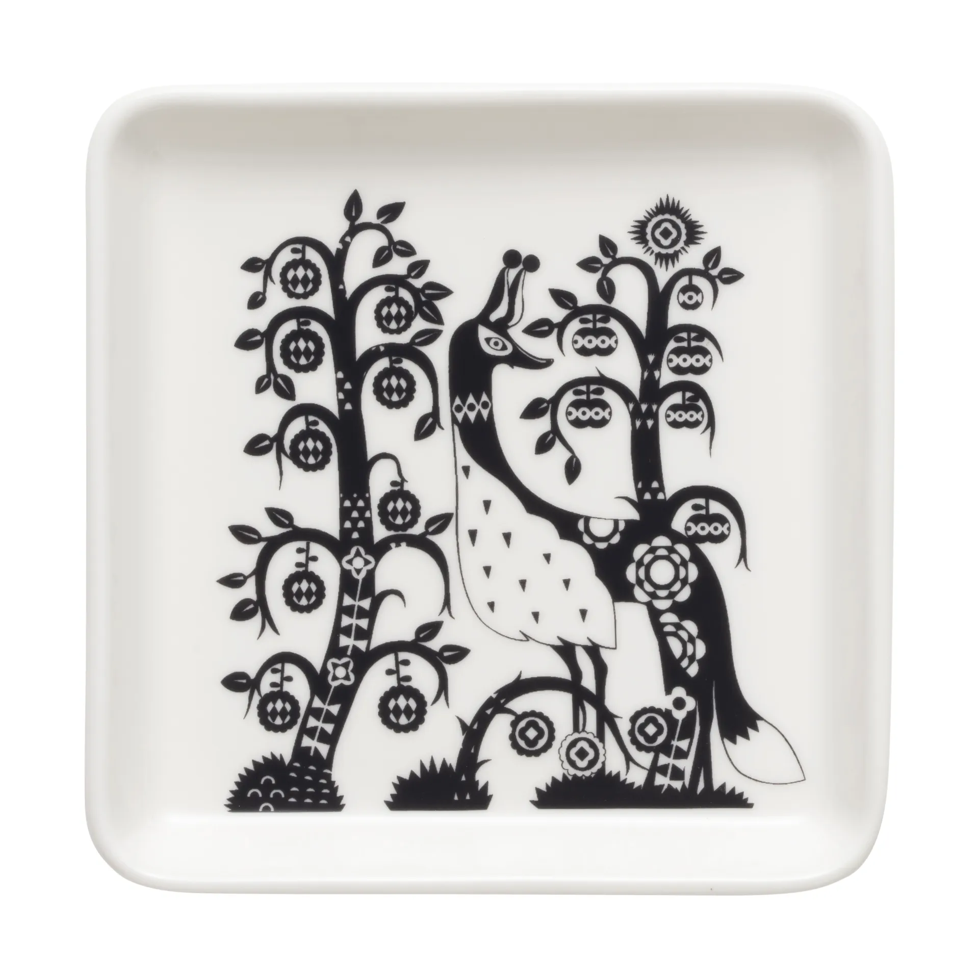 Piattino Taika 12x12 cm, Nero Iittala