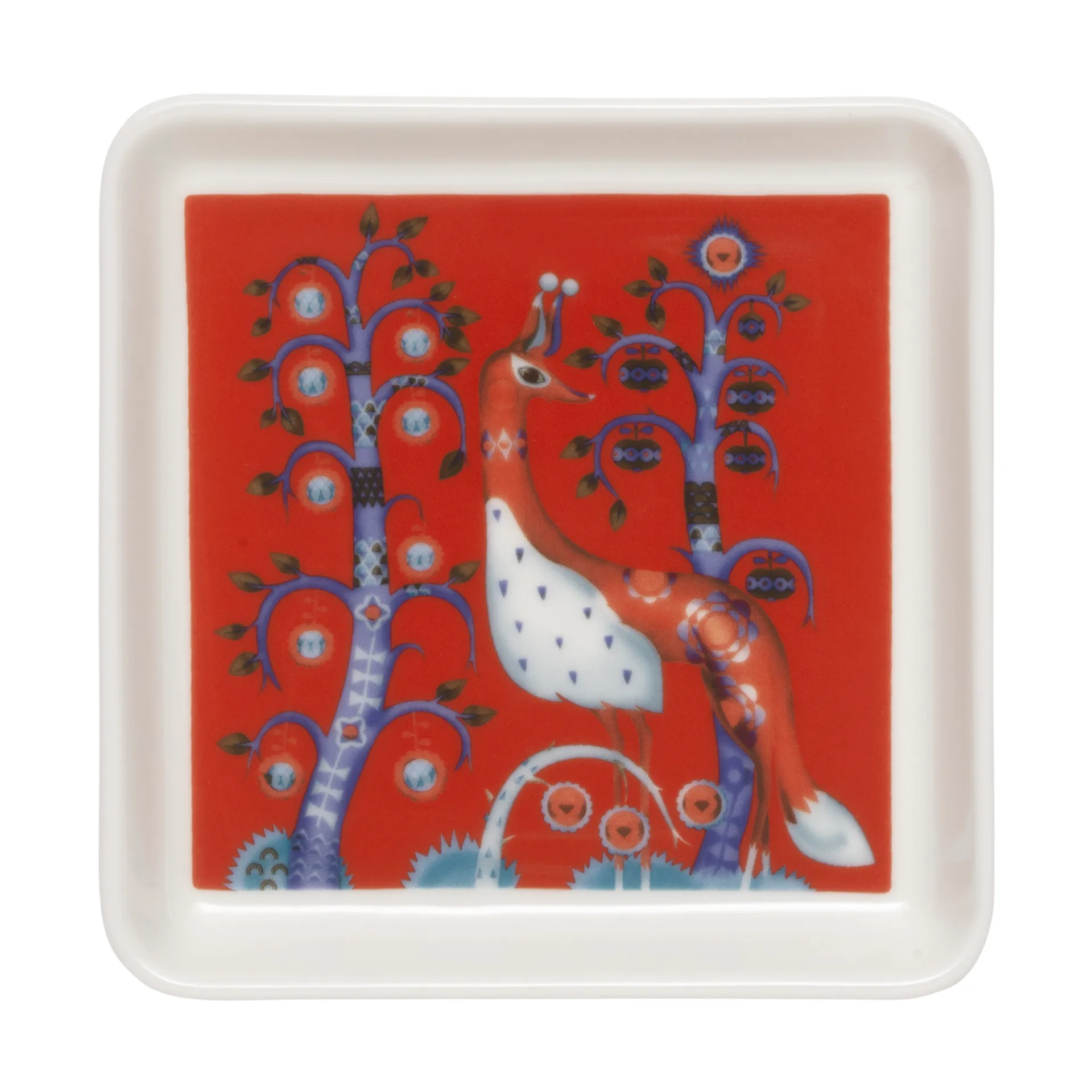 Piattino Taika 12x12 cm, Rosso Iittala