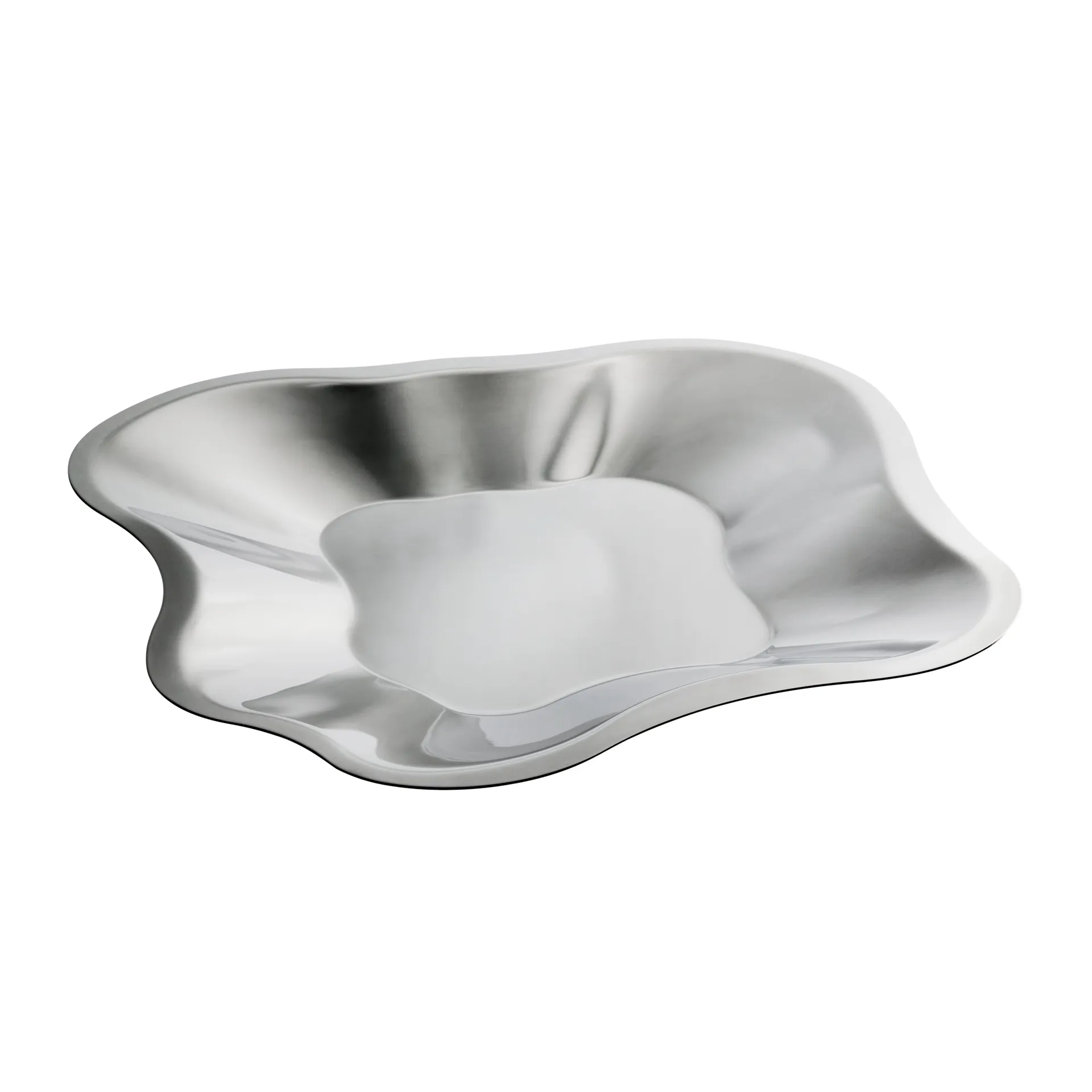 Piatto acciaio inox Aalto, piccolo Iittala