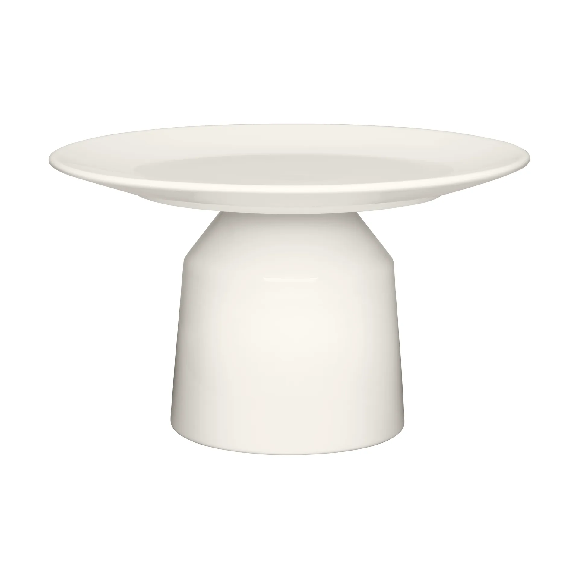 Piatto da portata alto Solare 14xØ24 cm, Bianco Iittala