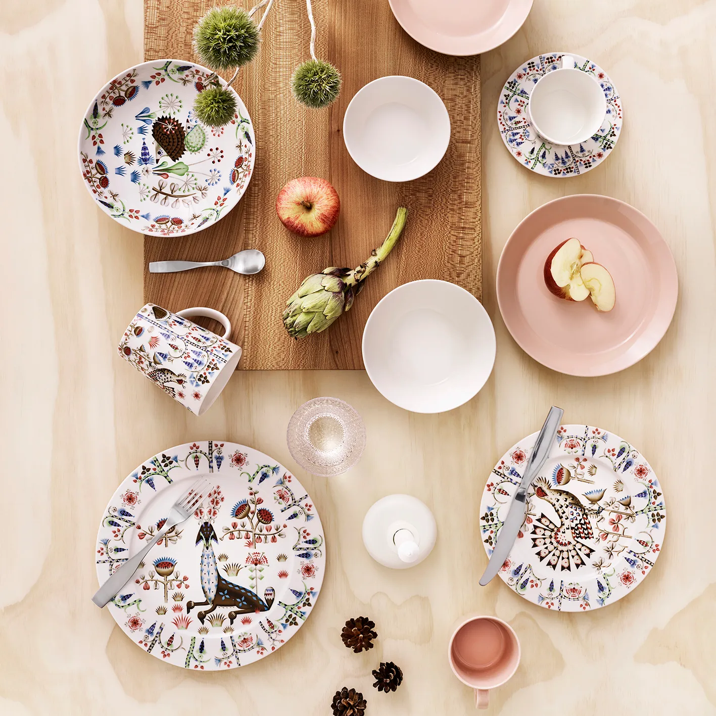 Piatto fondo Taika Siimes 20 cm, bianco Iittala