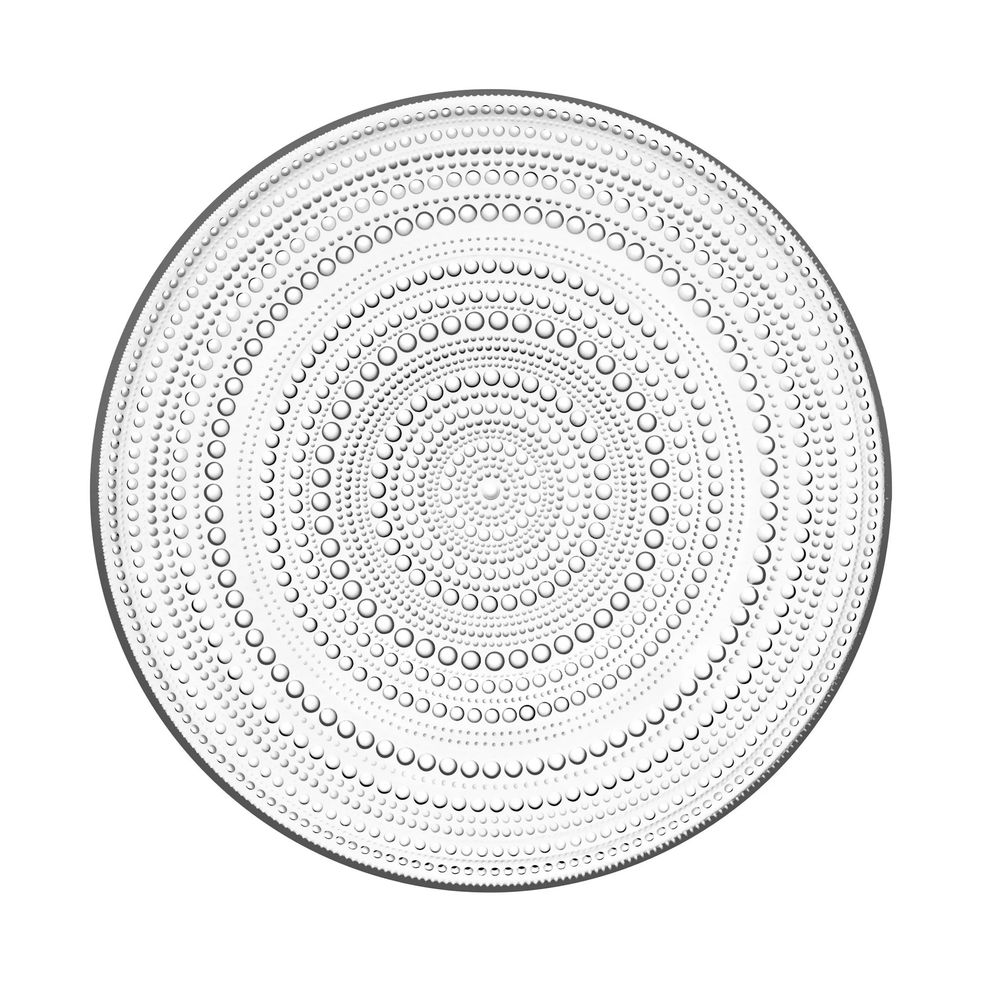 Piatto grande Kastehelmi 31,5 cm, trasparente Iittala