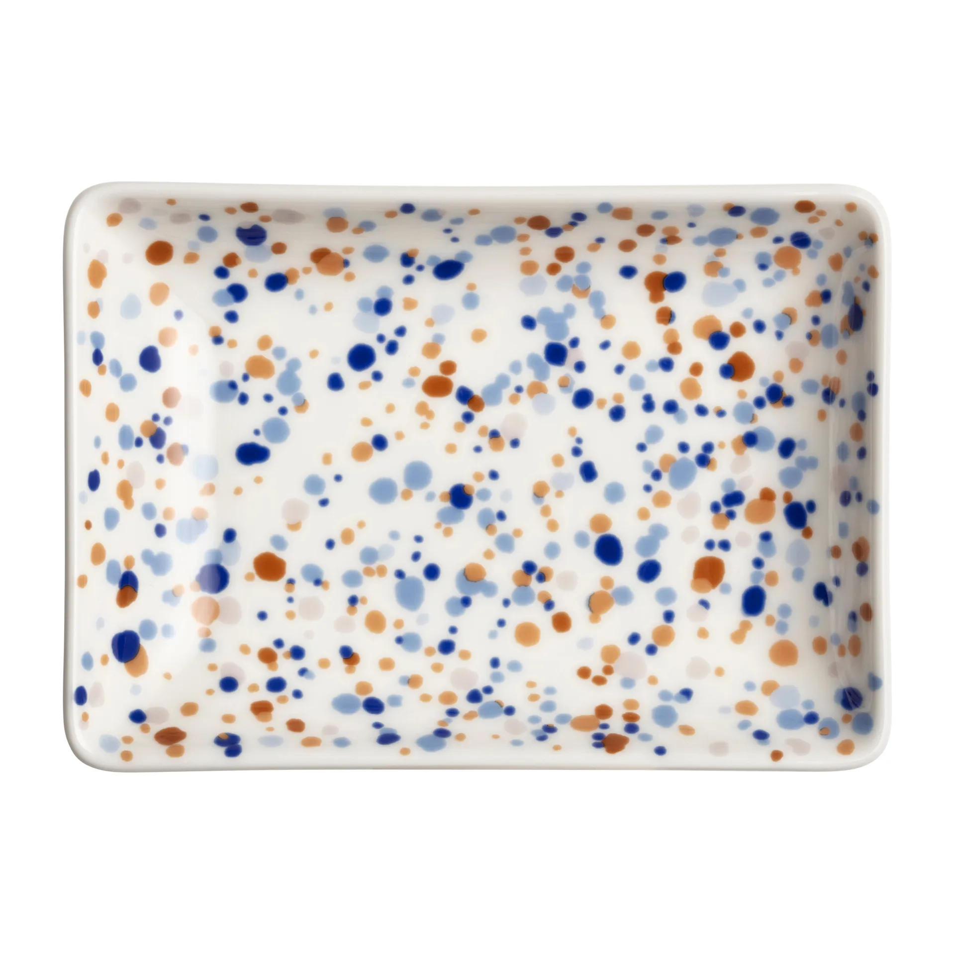 Piatto Oiva Toikka Helle A6 10x15 cm, Blu-marrone Iittala