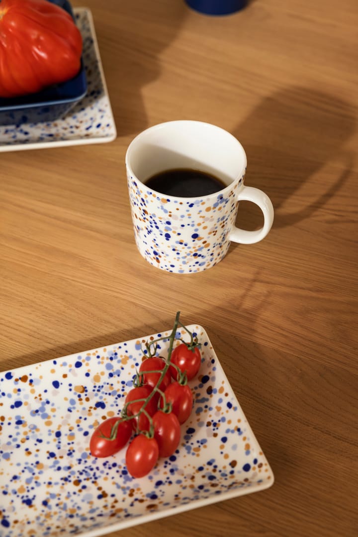 Piatto Oiva Toikka Helle A6 10x15 cm - Blu-marrone - Iittala