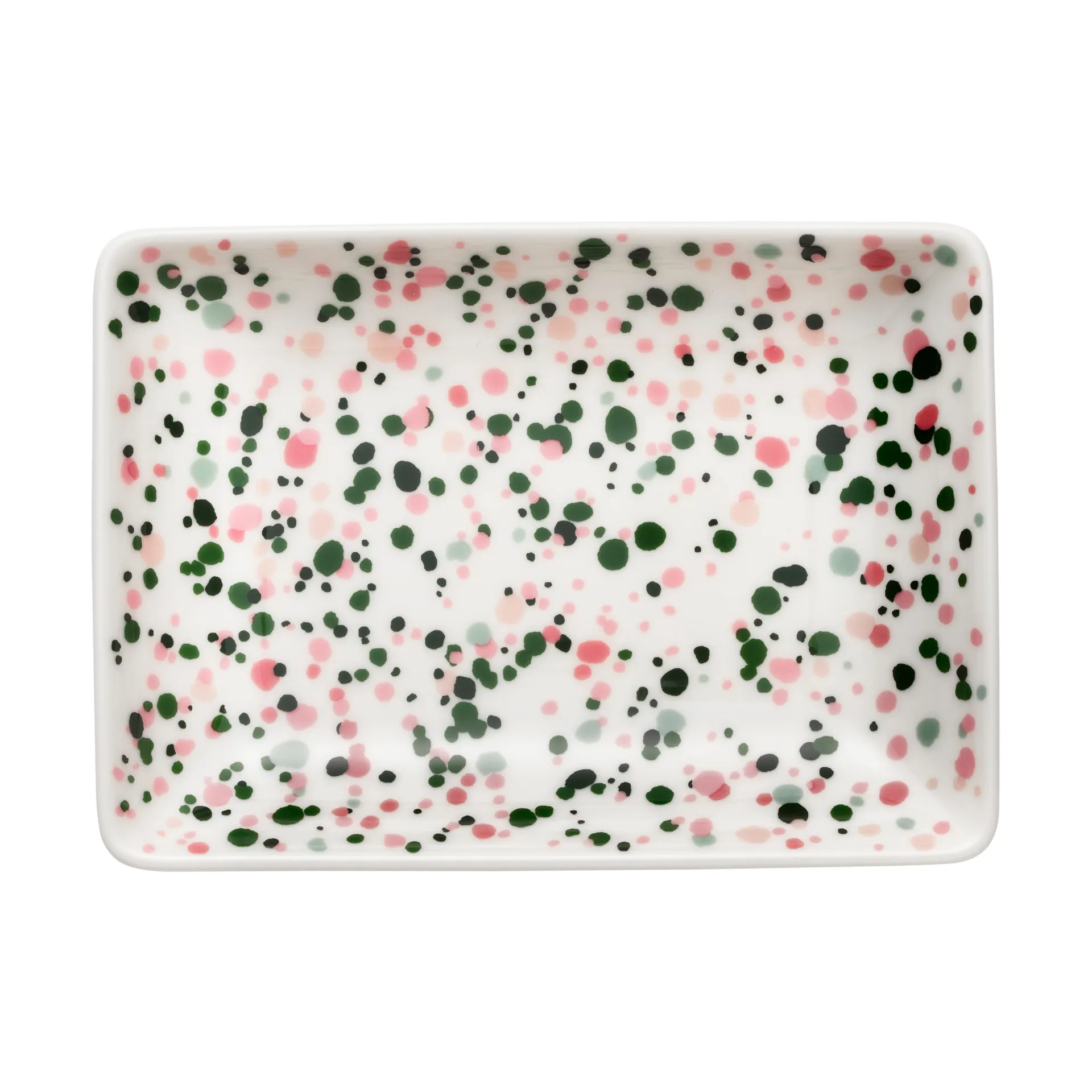 Piatto Oiva Toikka Helle A6 10x15 cm, Rosa-verde Iittala