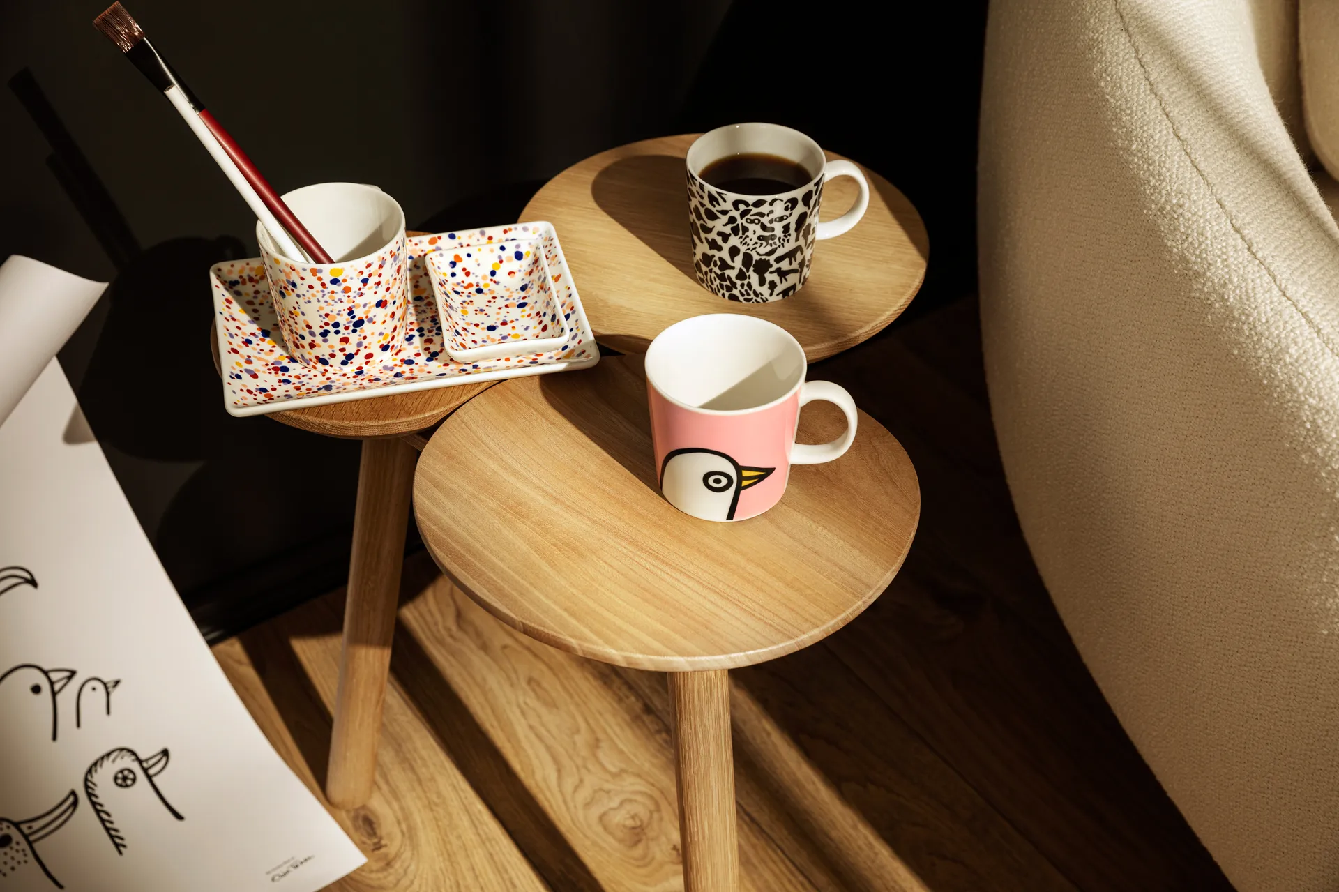 Piatto Oiva Toikka Helle A7 7x10 cm, Ametist Iittala