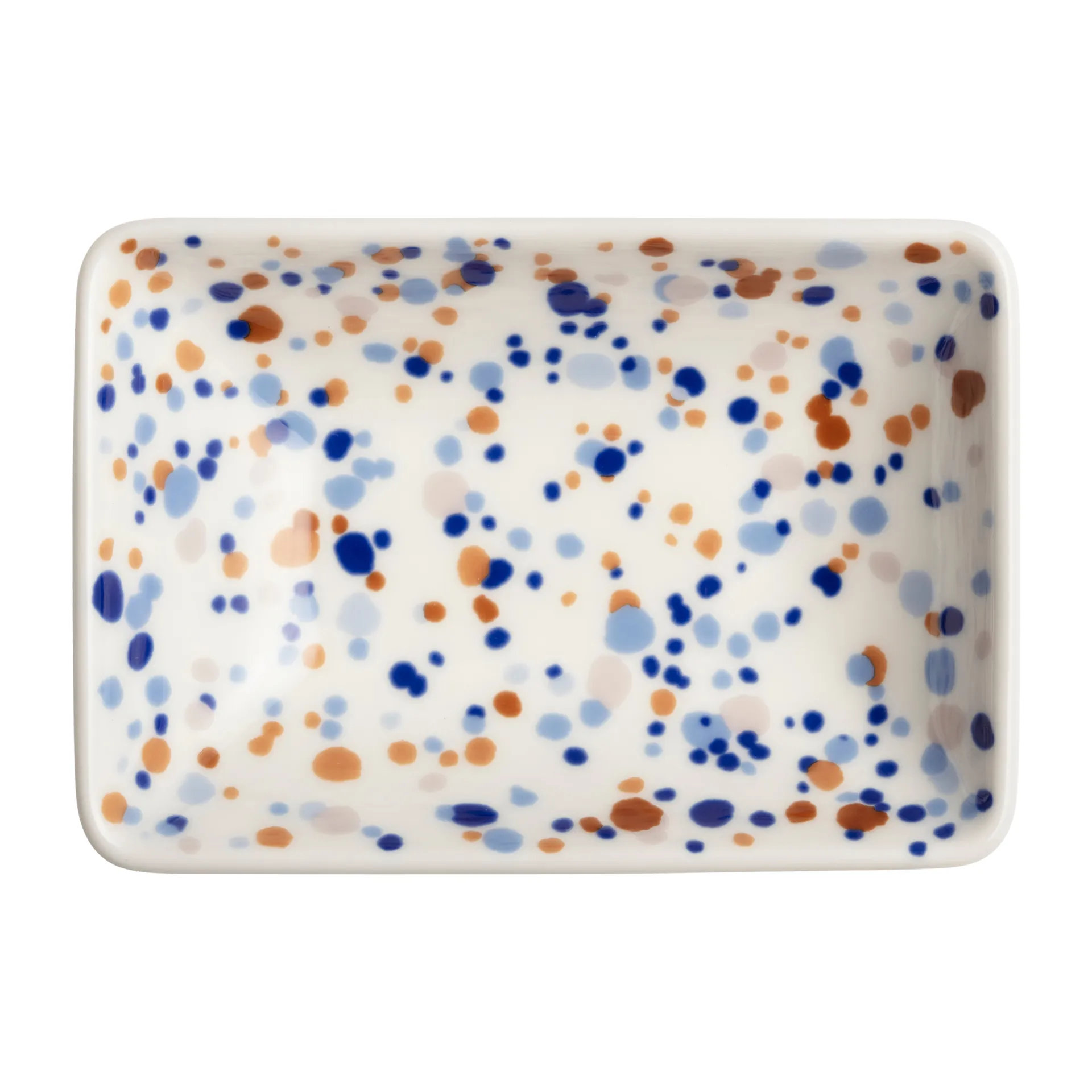 Piatto Oiva Toikka Helle A7 7x10 cm, Blu-marrone Iittala