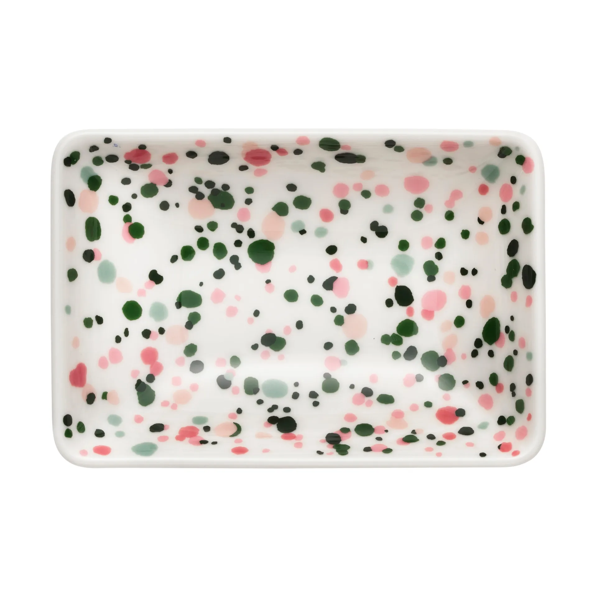 Piatto Oiva Toikka Helle A7 7x10 cm, Rosa-verde Iittala