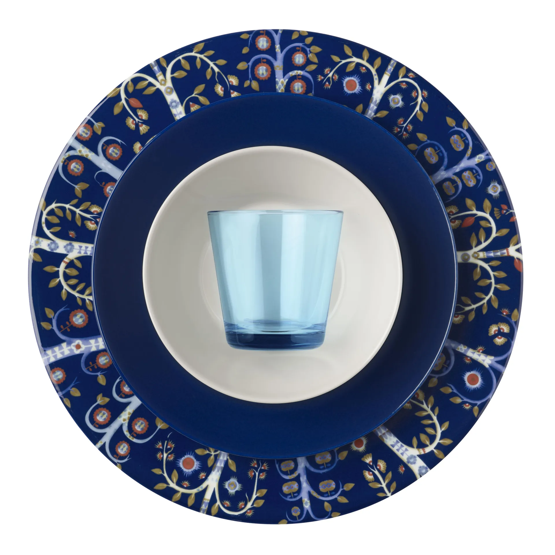 Piatto Taika 27 cm, blu Iittala