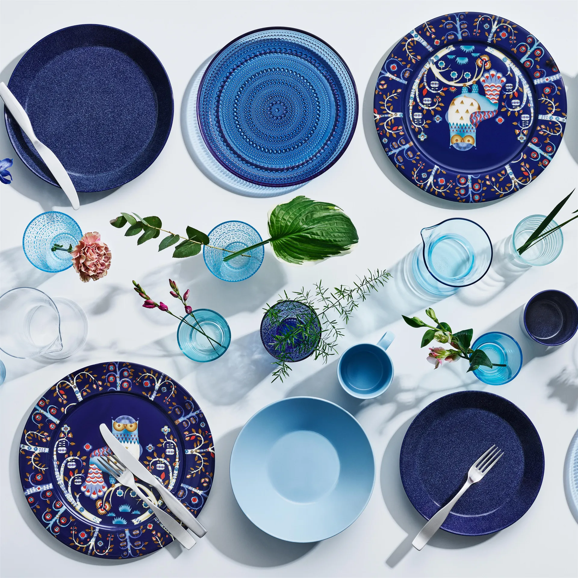 Piatto Taika 27 cm, blu Iittala