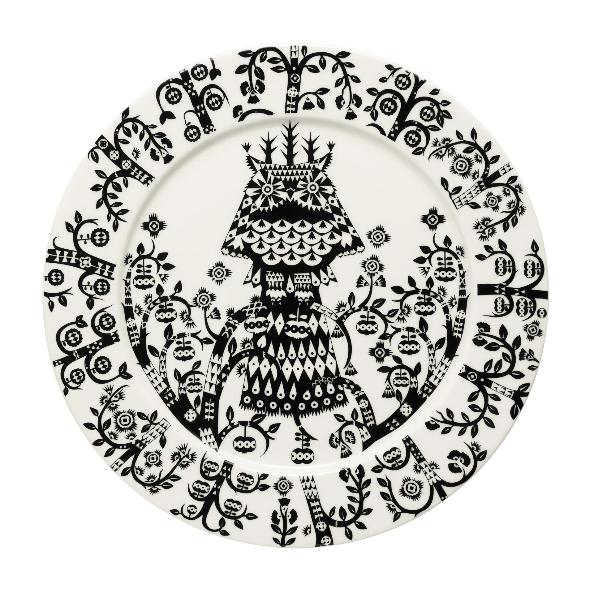 Piatto Taika 27 cm, Nero Iittala