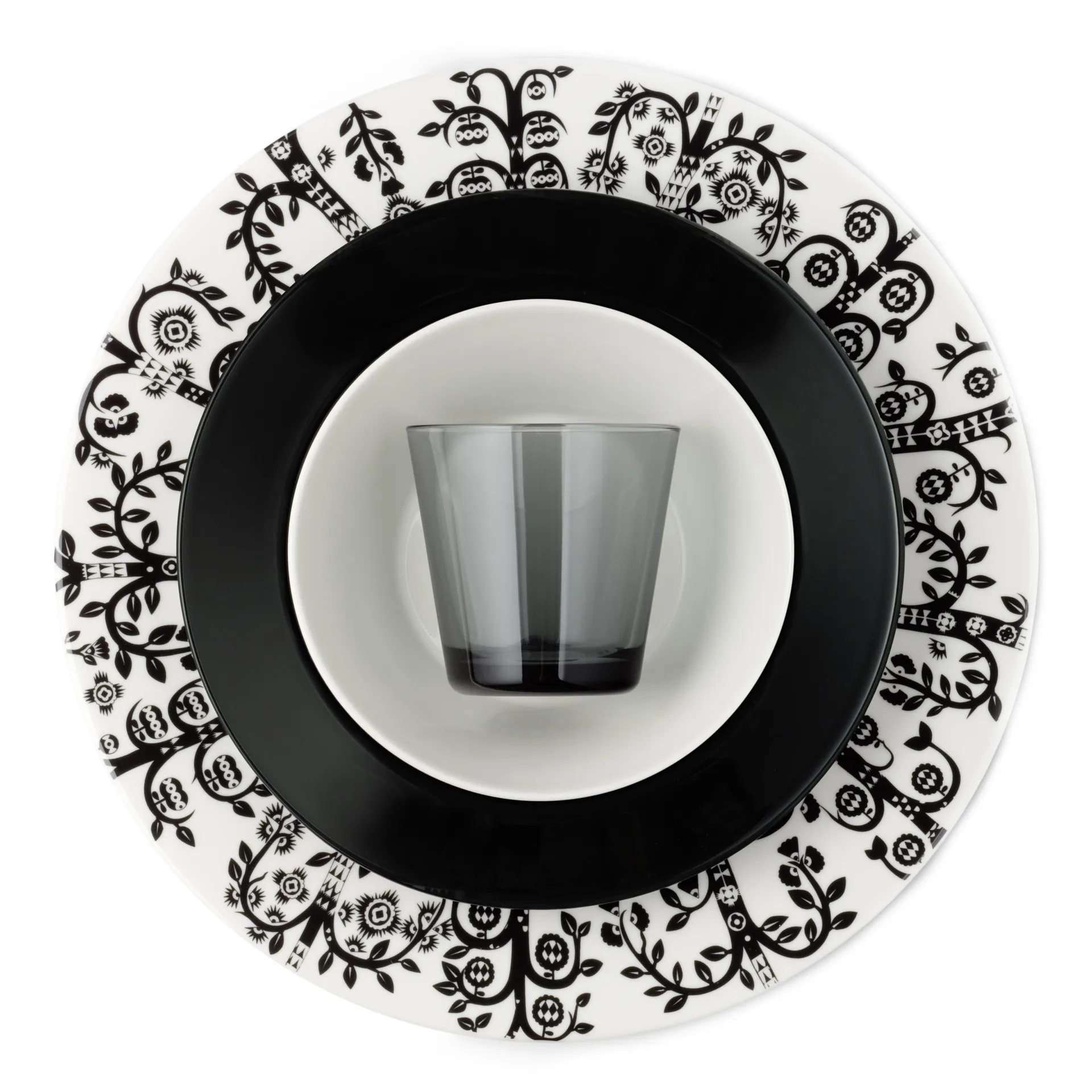 Piatto Taika 27 cm, Nero Iittala
