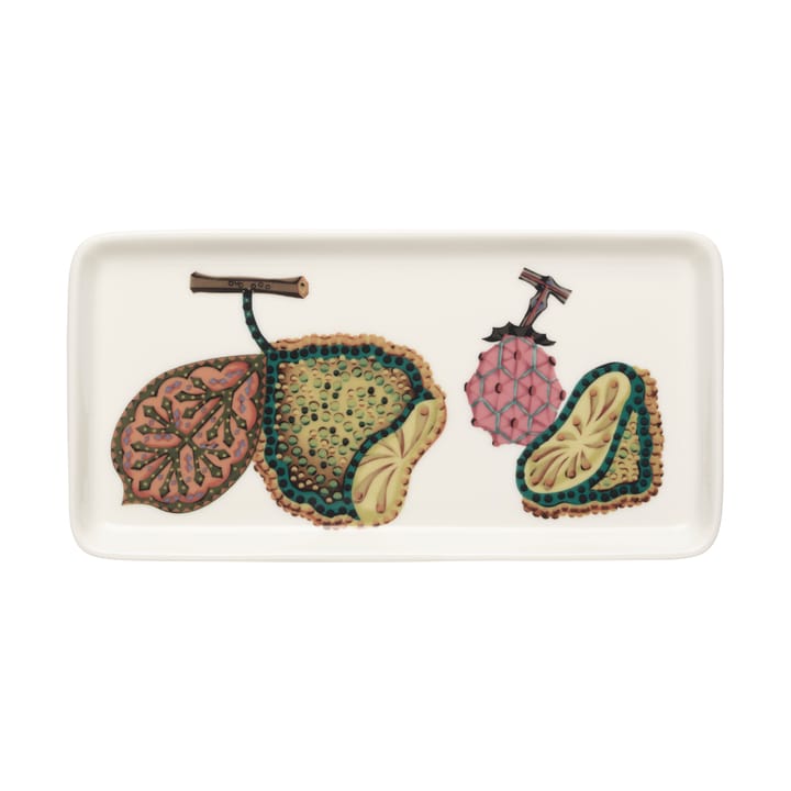 Piatto Taika Sato 12x24 cm - Bianco-multicolore - Iittala