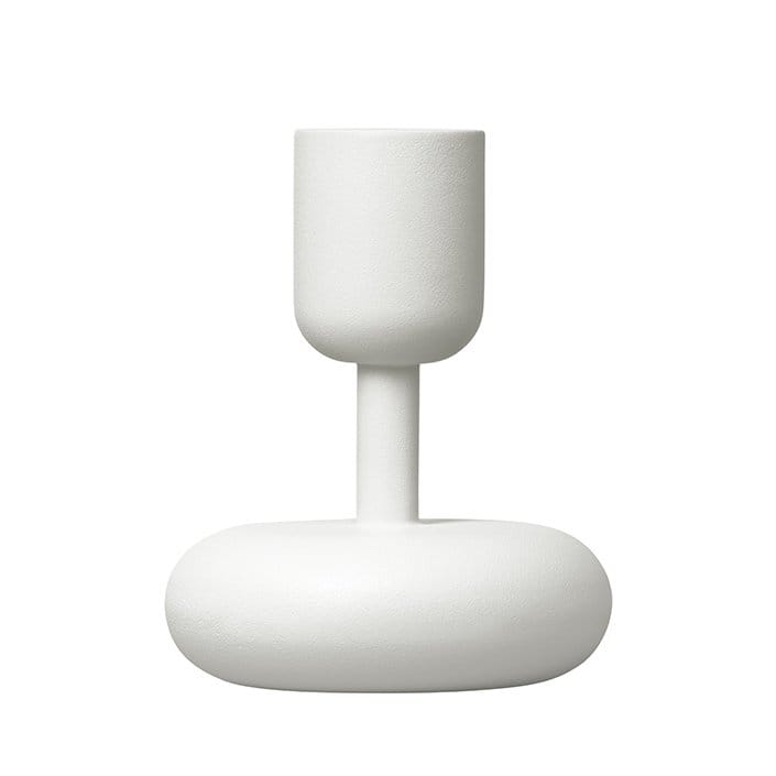 Portacandela Nappula bianco - piccolo 107 mm - Iittala