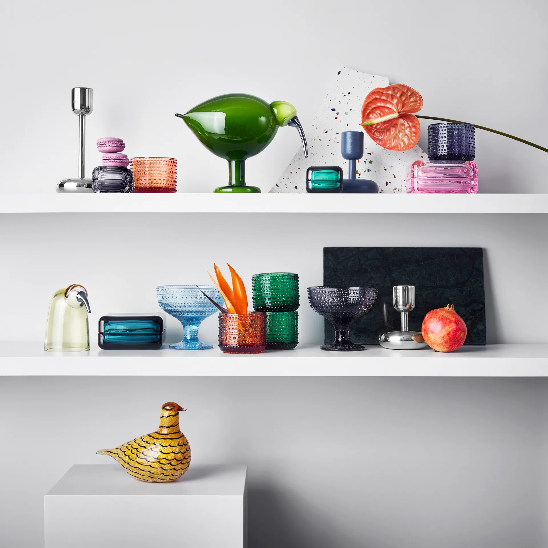 Portacandela Nappula in acciaio, grande 183 mm Iittala