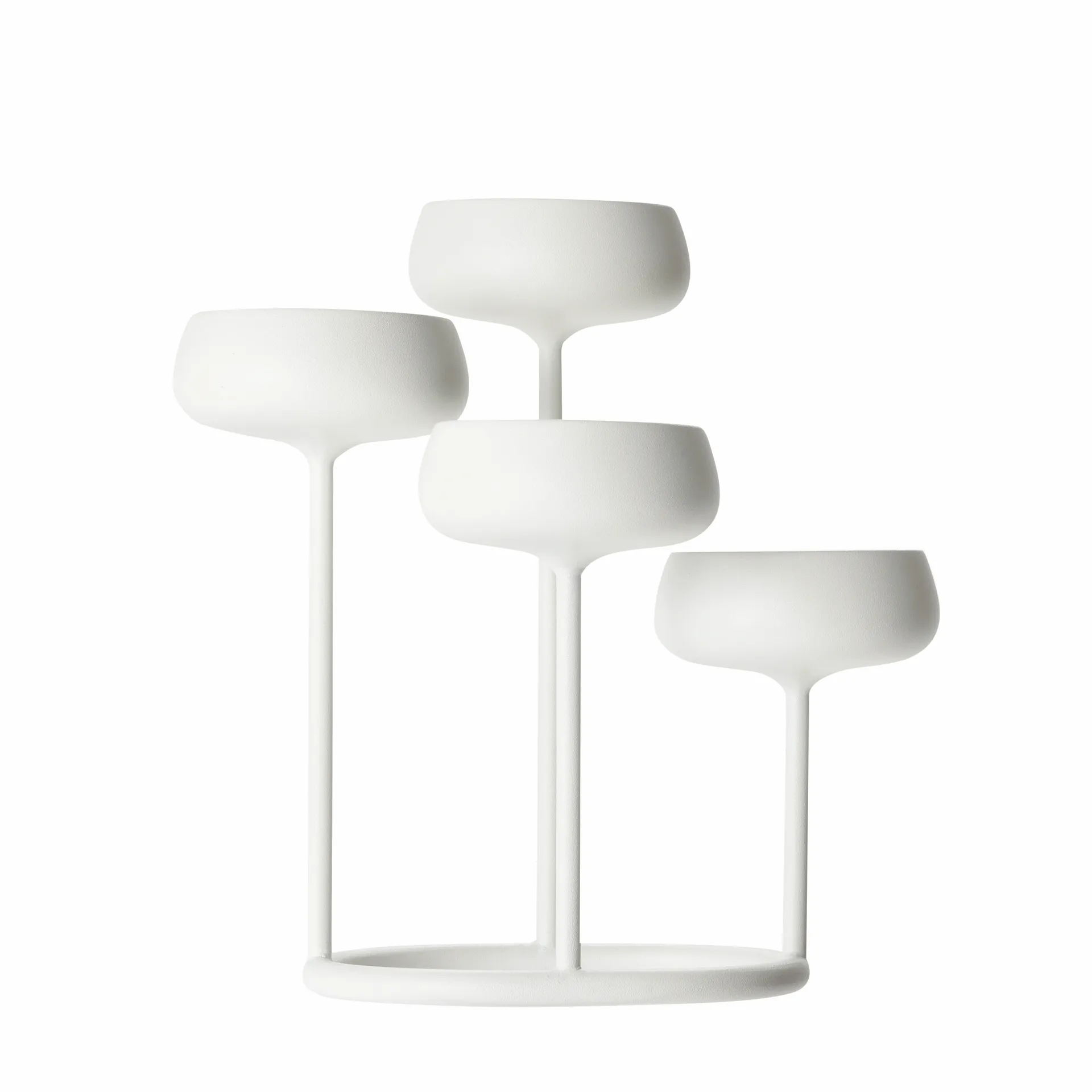 Portacandele Nappula, bianco Iittala