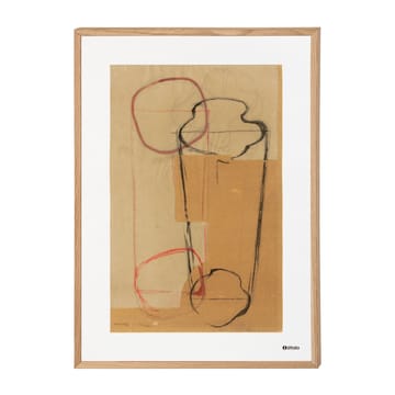 Poster Aalto art Sketch brown - 50x70 cm - Iittala