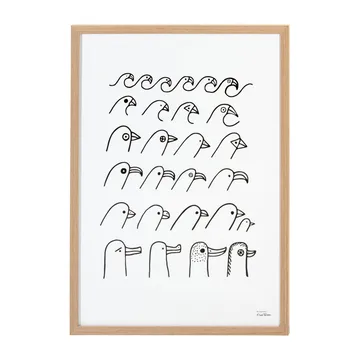 Poster Bird house Oiva Toikka - 50x70 cm - Iittala