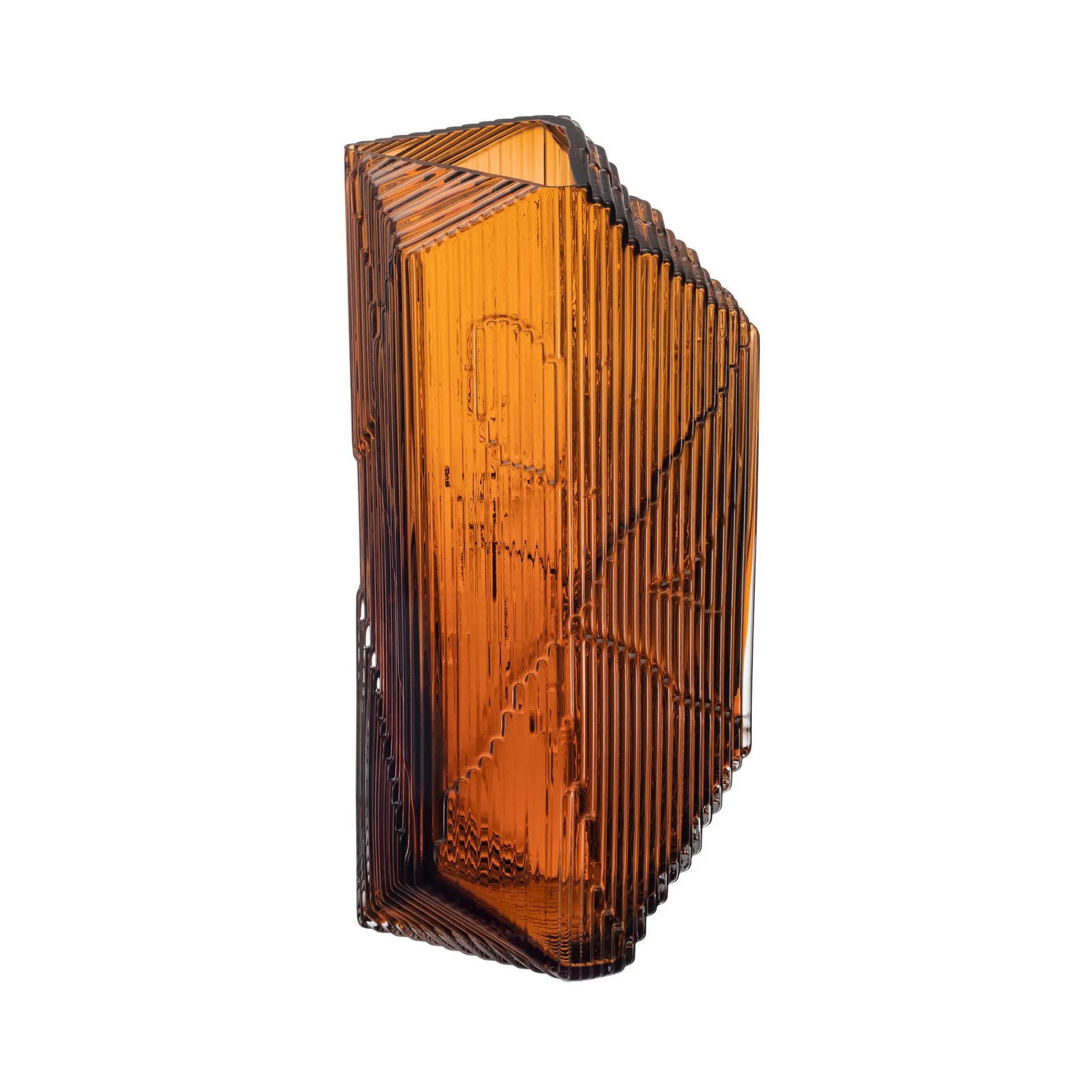 Scultura in vetro Kartta 33 cm, rame Iittala