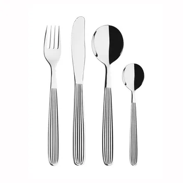 Set di posate Scandia in confezione regalo 24 pezzi - Acciaio inossidabile - Iittala