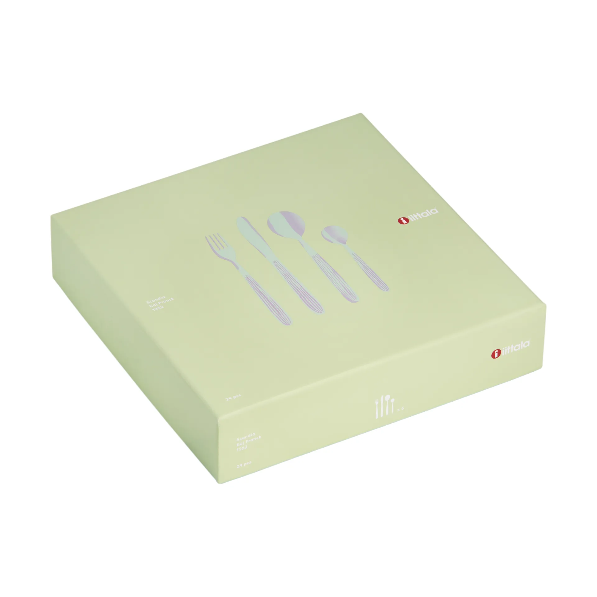 Set di posate Scandia in confezione regalo 24 pezzi, Acciaio inossidabile Iittala