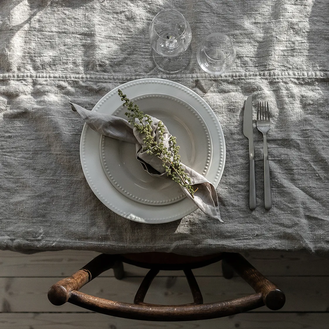 Set iniziale cena Essence & Dots 32 pezzi - Bianco crema Iittala