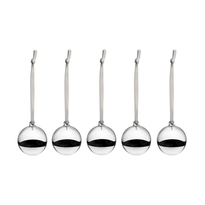 Sfera di vetro Iittala Ø4 cm confezione da 5 - Argento - Iittala