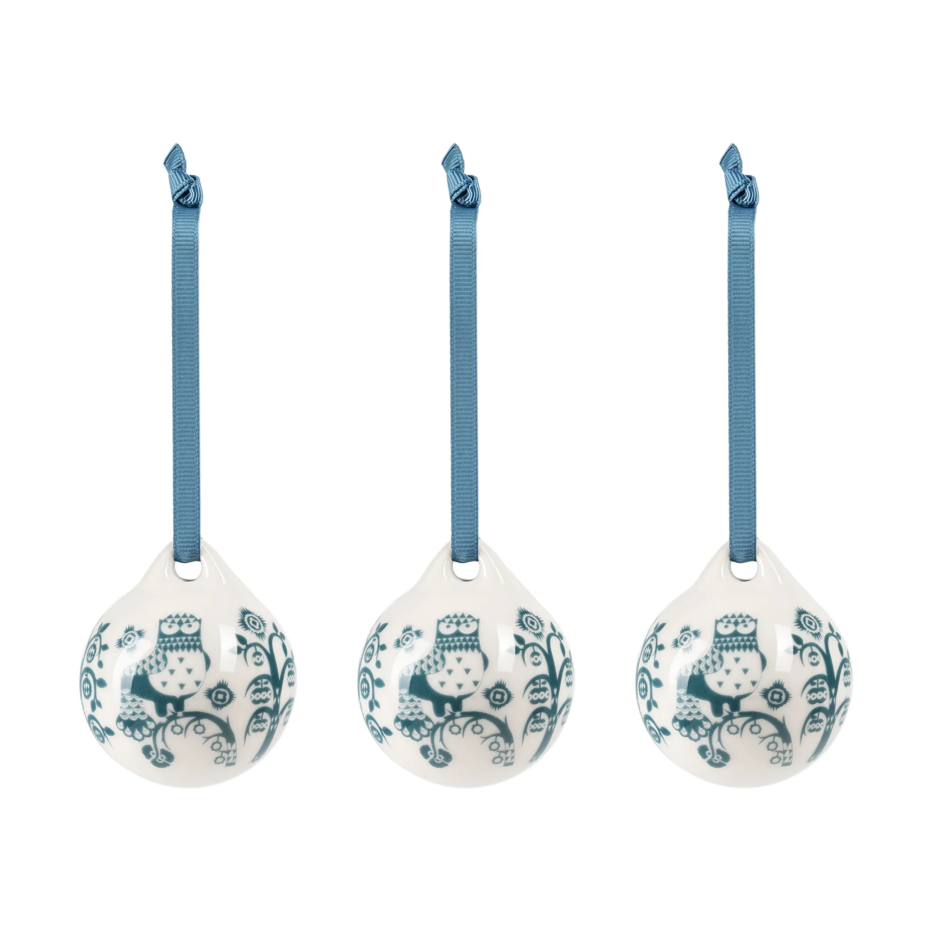 Taika decorazione, Blu acciaio, 5 cm, confezione da 3 Iittala