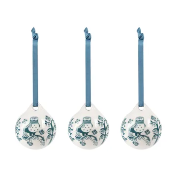 Taika decorazione - Blu acciaio, 5 cm, confezione da 3 - Iittala