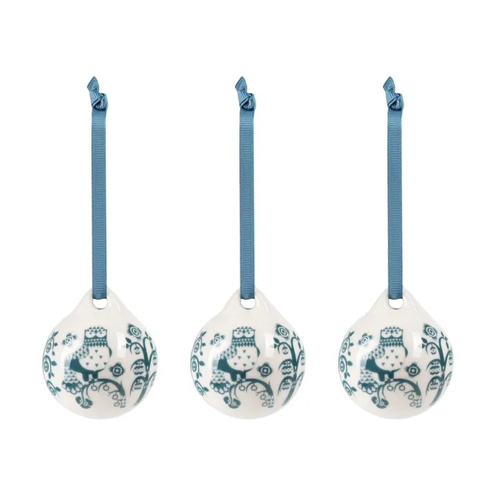 Taika decorazione - Blu acciaio, 5 cm, confezione da 3 - Iittala