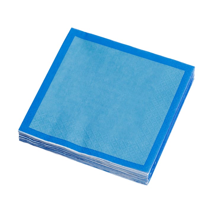 Tovaglioli di carta Iittala 33x33 cm confezione da 20, Blu elettrico Iittala