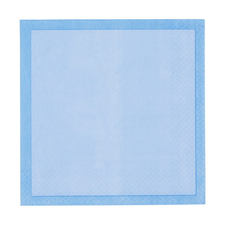 Tovaglioli di carta Iittala 33x33 cm confezione da 20 - Blu ghiaccio-blu - Iittala
